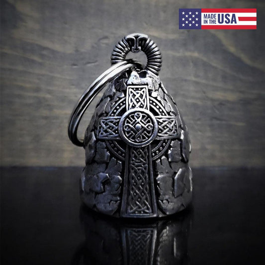 Celtic Cross Motorcycle Guardian Bell - Military Republic