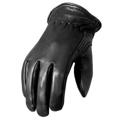 Classic Deerskin Driving Motorcycle Gloves - Military Republic