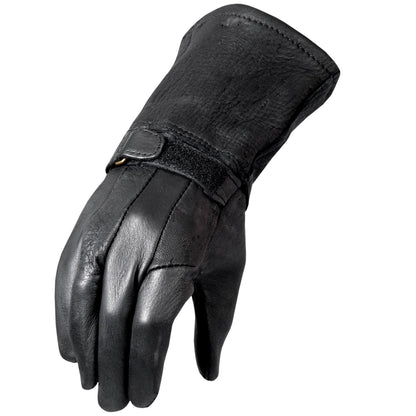 Classic Deerskin Heavy Duty Gauntlet Gloves - Military Republic