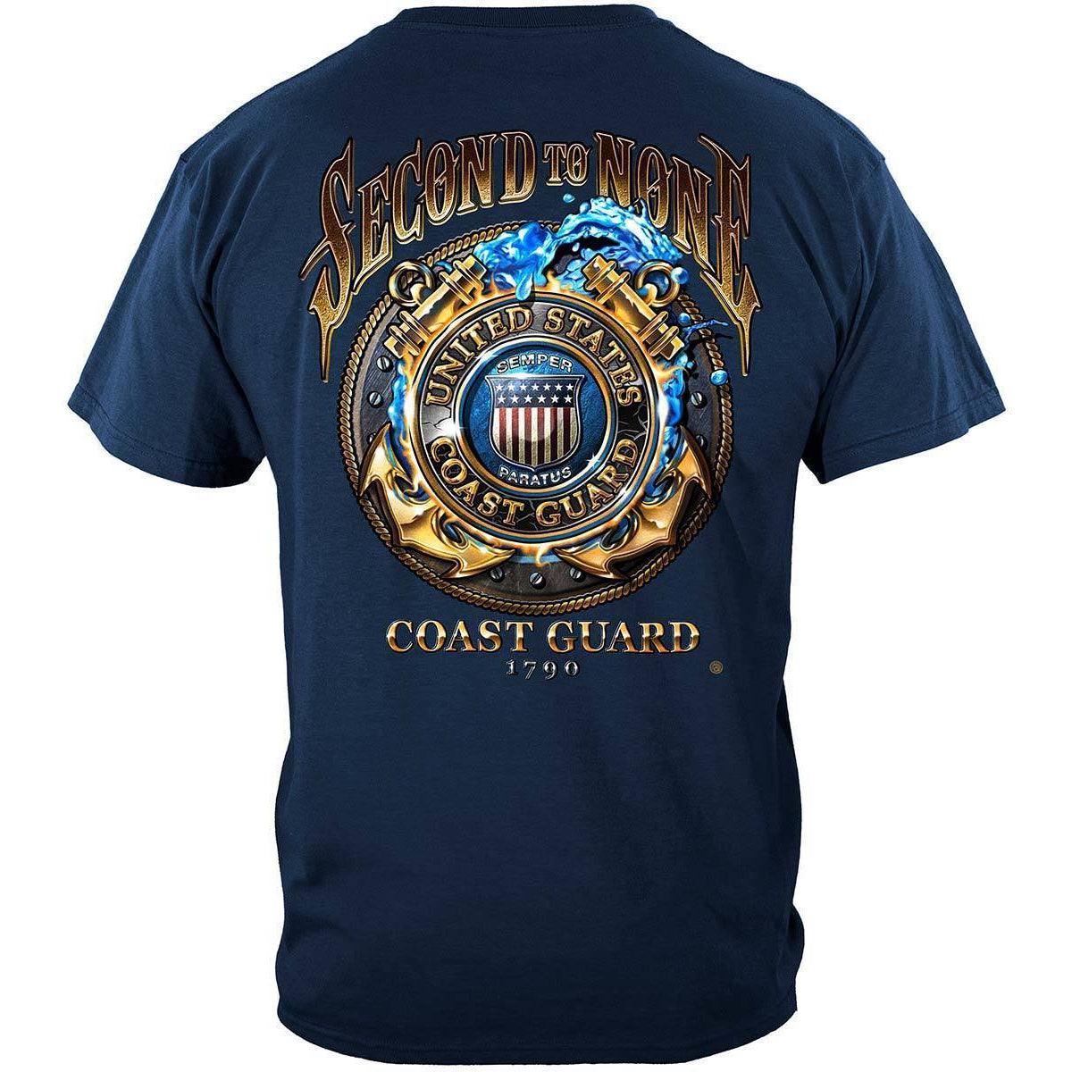 Coast Guard Second to None T-Shirt – Military Republic