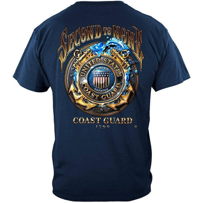 Coast Guard Second to None T-Shirt - Military Republic