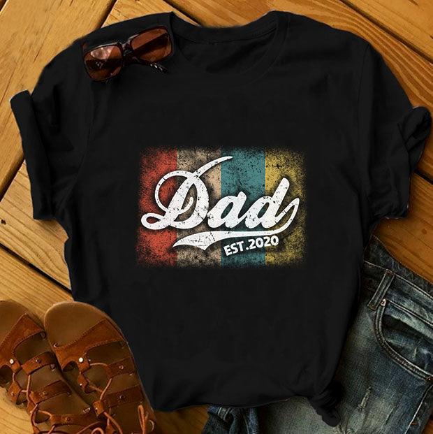 Dad Estd. 2020 T-shirt - Military Republic