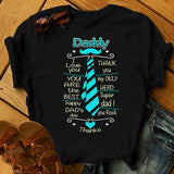 Daddy I Love You - My Only Hero T-shirt - Military Republic