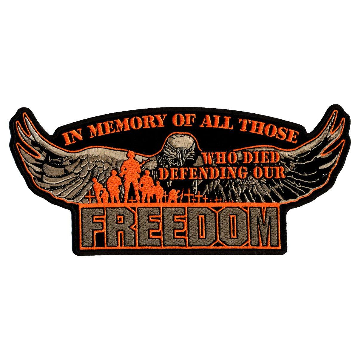 Defending Our Freedom 11" x 5" Patch - Military Republic