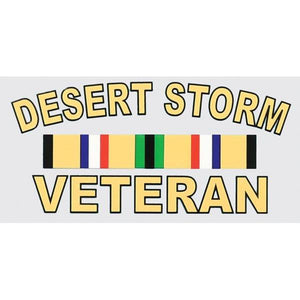 Desert Storm Veteran Decal 5 X 5.25" - Military Republic