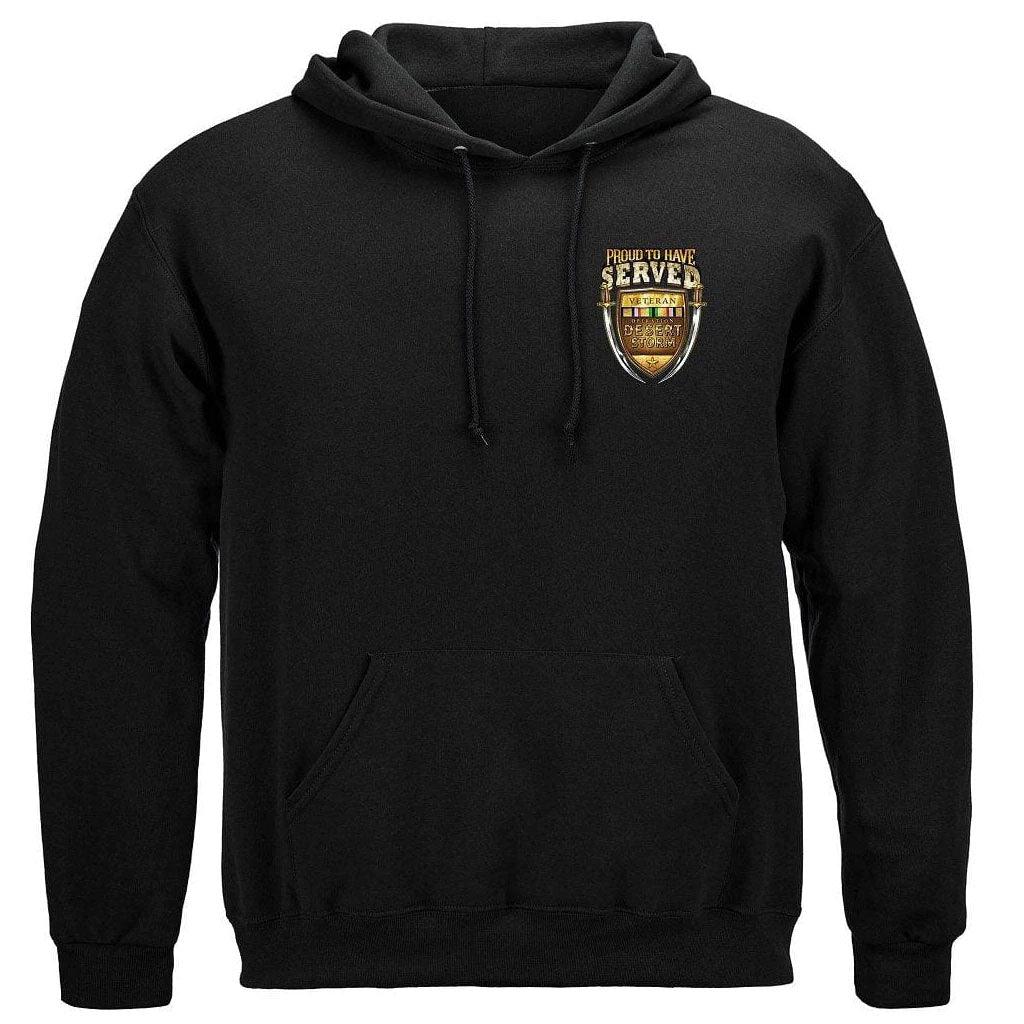 United States Desert Storm Proud To Have Served Premium Men's Hoodie - Military Republic