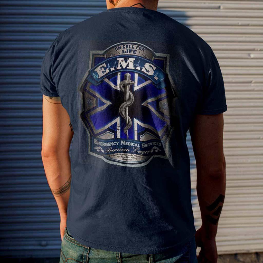 EMS Beer Label Premium T-Shirt - Military Republic