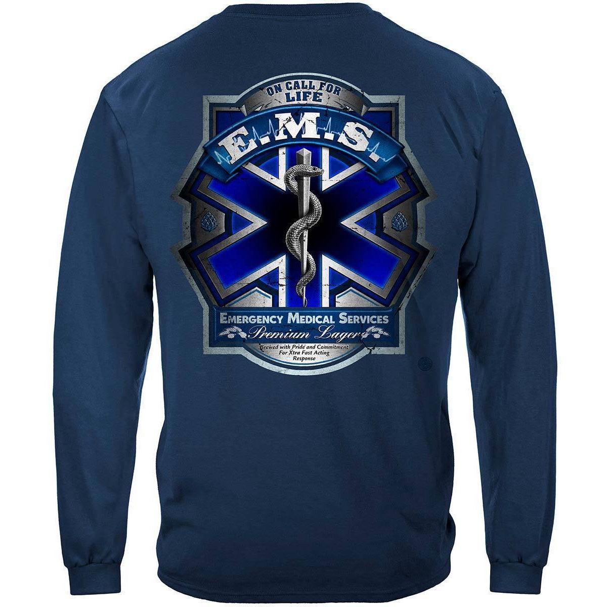 EMS Beer Label Premium T-Shirt - Military Republic