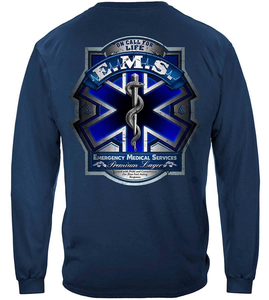 EMS Beer Label Premium Hoodie - Military Republic