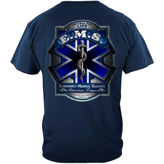 EMS Beer Label Premium T-Shirt - Military Republic