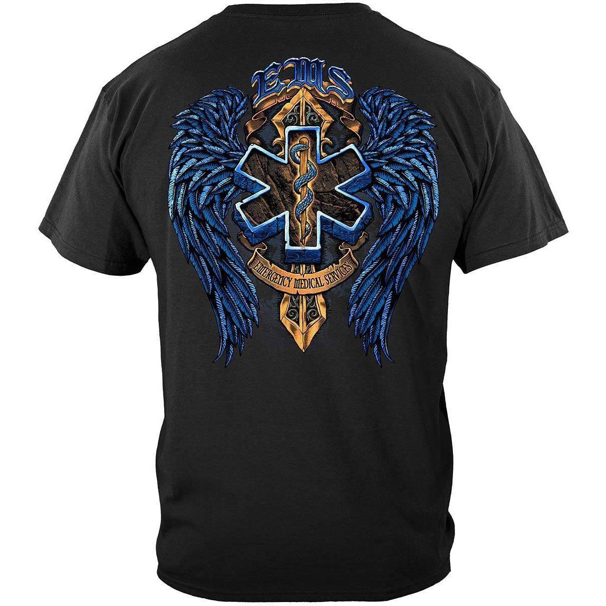 EMS Biker Wings Premium T-Shirt - Military Republic