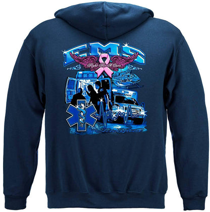 EMS Race for a Cure Cancer Awareness Hoodie - Military Republic