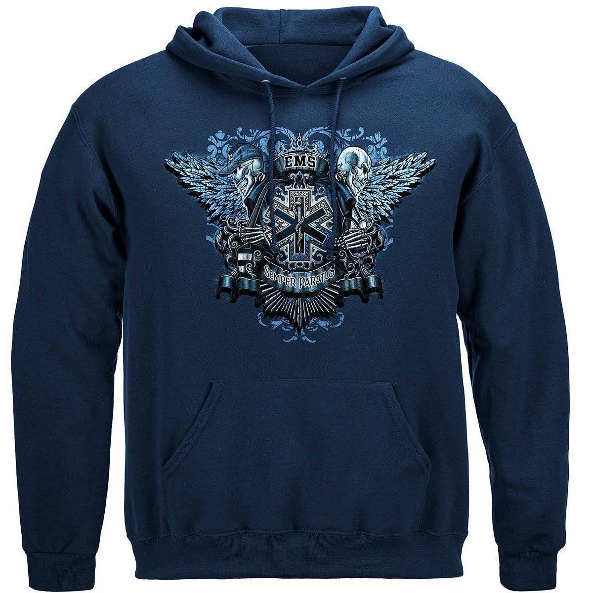 EMS Skull Wings Full Premium Long Sleeve - Military Republic