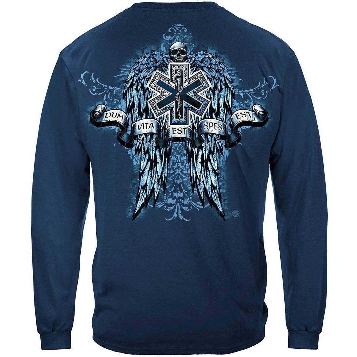 EMS Skull Wings Full Premium Long Sleeve - Military Republic