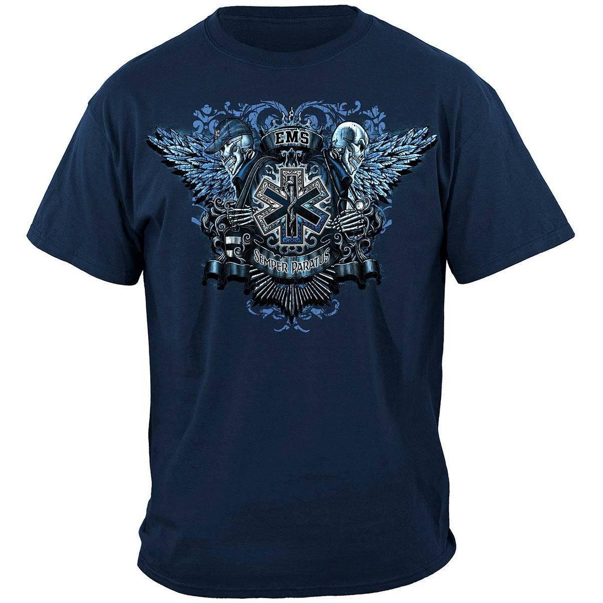 EMS Skull Wings Full Premium Long Sleeve - Military Republic