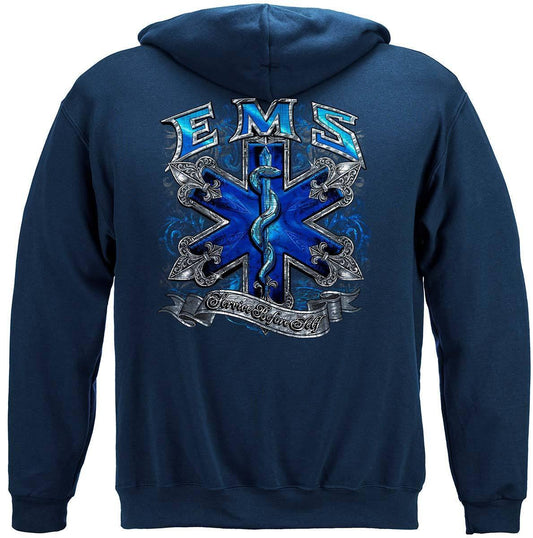 EMS Steel Silver Foil Hoodie - Military Republic