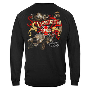United States Elite Breed Antique Fire Dept Premium Hoodie - Military Republic