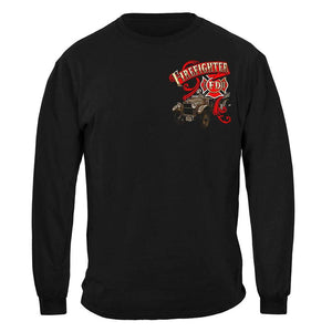 United States Elite Breed Antique Fire Dept Premium Hoodie - Military Republic