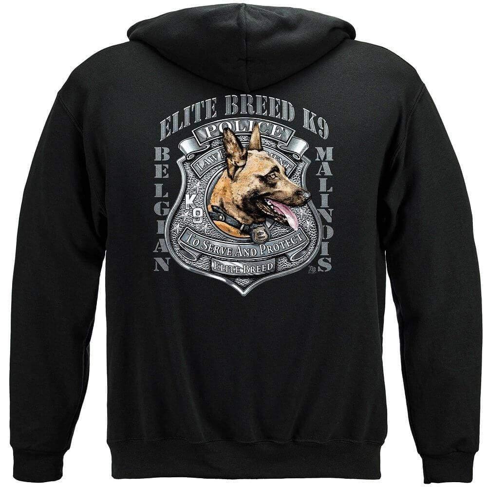 Elite Breed Belgian Malinois K9 Dog Hoodie - Military Republic