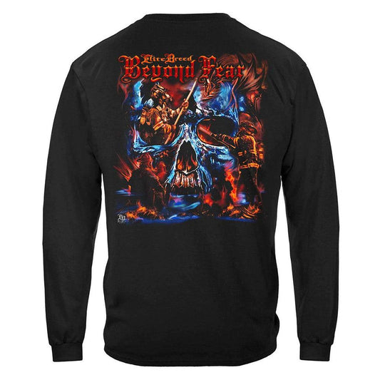 United States Elite Breed Beyond Fear Skull Premium Long Sleeve - Military Republic