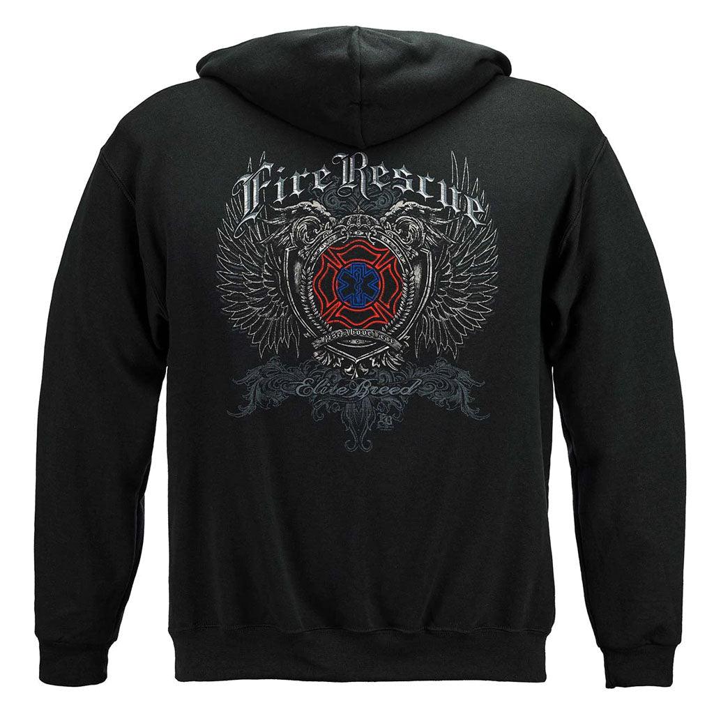 United States Elite Breed Fire Rescue Premium Hoodie - Military Republic