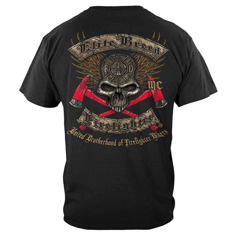 United States Elite Breed Firefighter Biker Premium T-Shirt - Military Republic