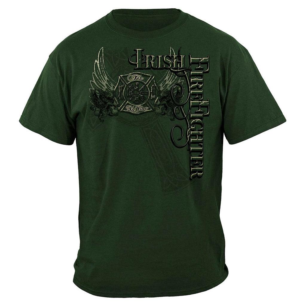 United States Elite Breed Irish Firefighter Premium T-Shirt - Military Republic