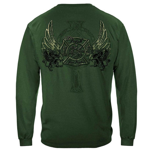 United States Elite Breed Irish Firefighter Premium Long Sleeve - Military Republic