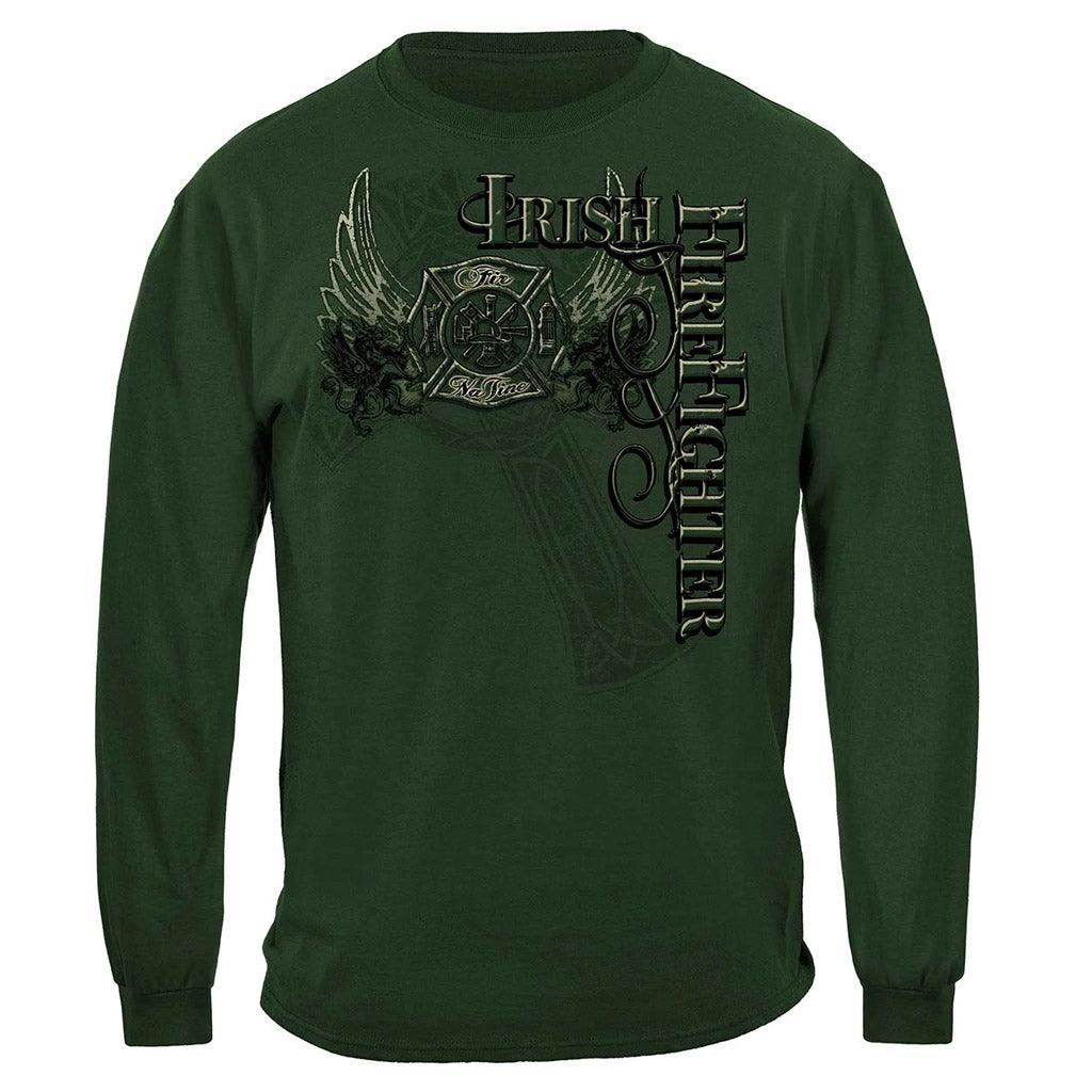 United States Elite Breed Irish Firefighter Premium Long Sleeve - Military Republic