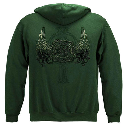 United States Elite Breed Irish Firefighter Premium Hoodie - Military Republic