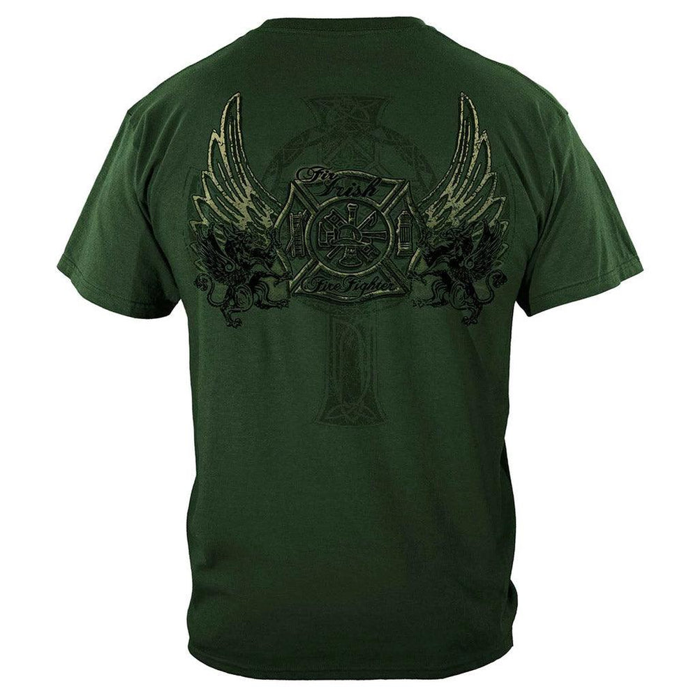 United States Elite Breed Irish Firefighter Premium T-Shirt - Military Republic