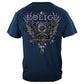 United States Elite Breed Police Crest Silver Foil Premium Hoodie - Military Republic