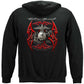 Elite Breed USMC Red Blades Silver Foil Premium Long Sleeves - Military Republic