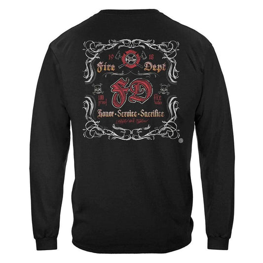 United States Fd Southern Scroll Work Premium Long Sleeve - Military Republic