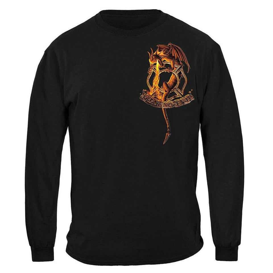 United States Fear No Evil Dragon Premium T-Shirt - Military Republic