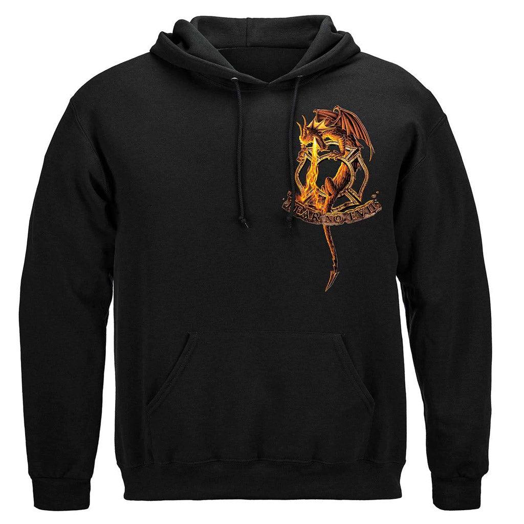 United States Fear No Evil Dragon Premium Long Sleeve - Military Republic