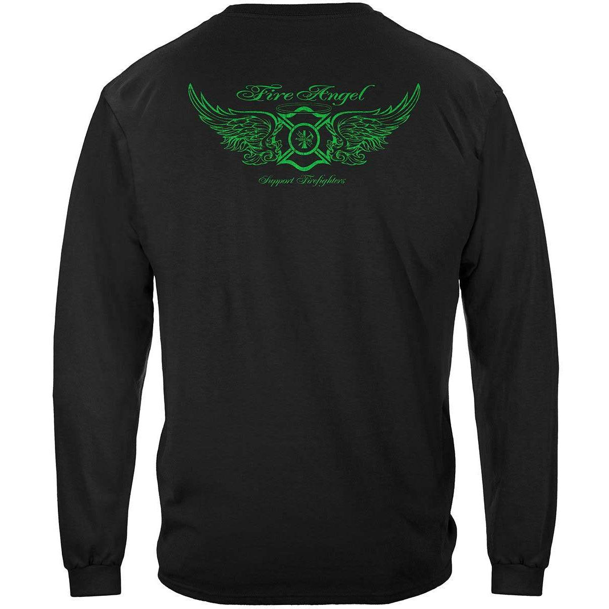 Fire Angel Irish Cross Elite Breed Firefighters Long Sleeve - Military Republic