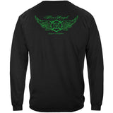 Fire Angel Irish Cross Elite Breed Firefighters T-Shirt - Military Republic