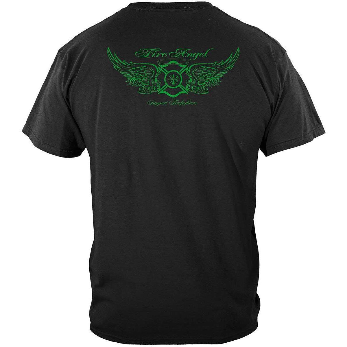 Fire Angel Irish Cross Elite Breed Firefighters Long Sleeve - Military Republic