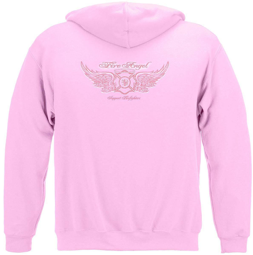 Fire Angel Pink Elite Breed Firefighters Hoodie - Military Republic