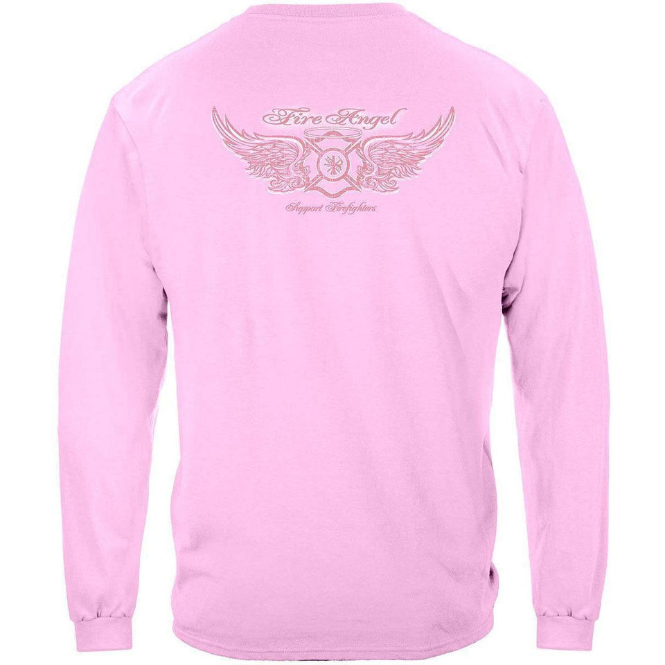Fire Angel Pink Elite Breed Firefighters T-Shirt - Military Republic