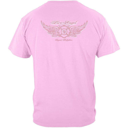 Fire Angel Pink Elite Breed Firefighters T-Shirt - Military Republic