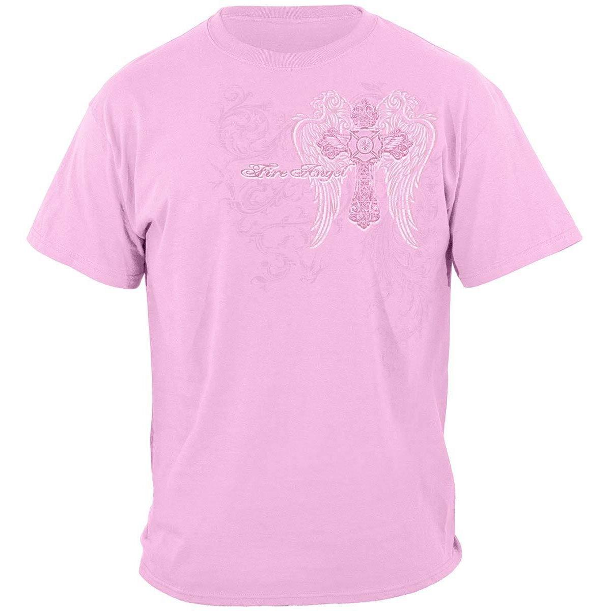 Fire Angel Pink Elite Breed Firefighters T-Shirt - Military Republic