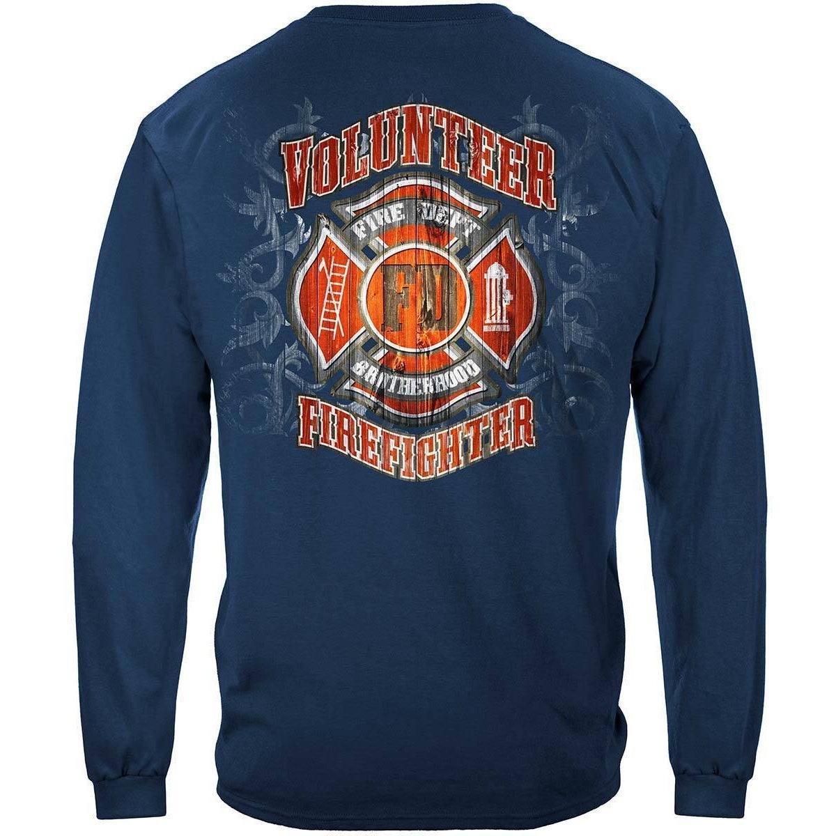 Fire Dept Faded Plank Long Sleeve - Military Republic