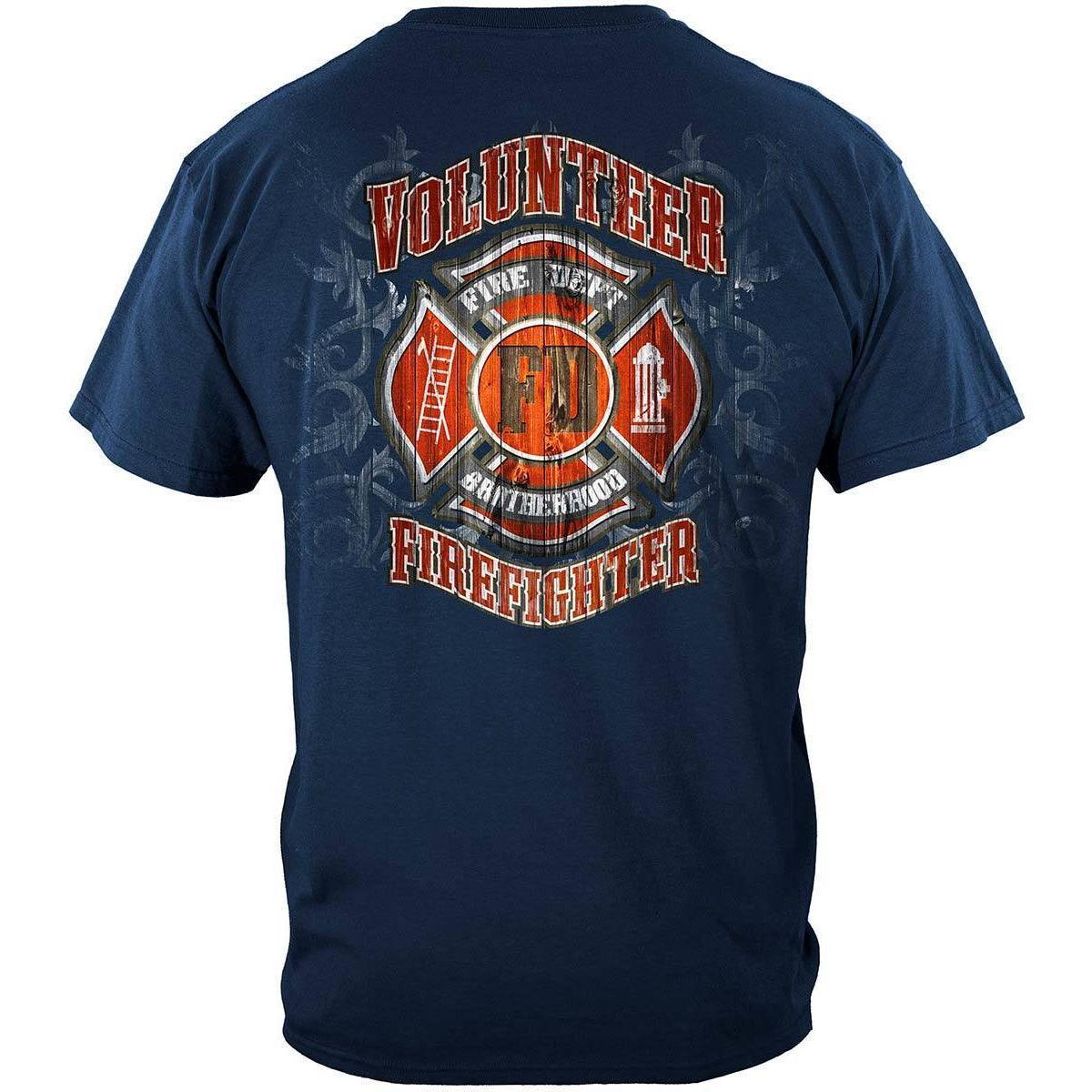 Fire Dept Faded Plank T-Shirt - Military Republic