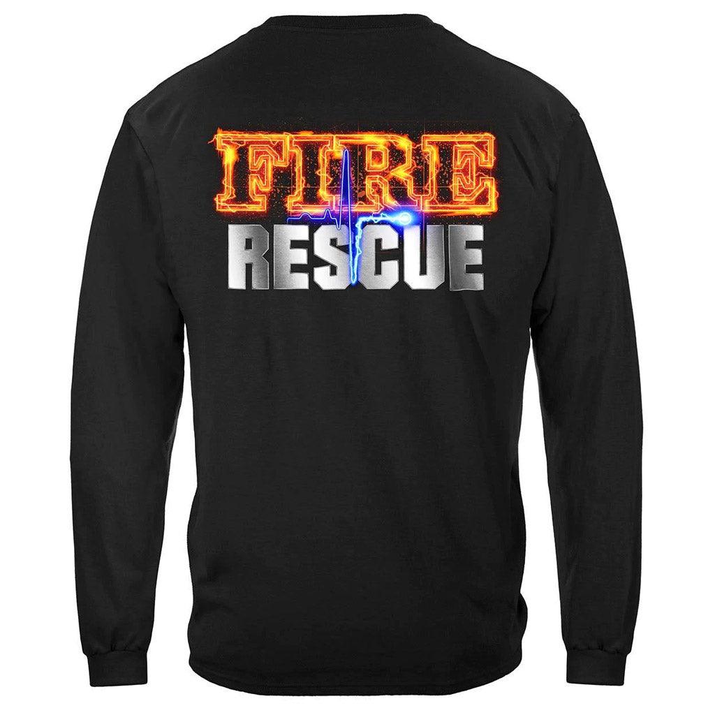 United States Fire Rescue full front Maltese Premium Long Sleeve - Military Republic