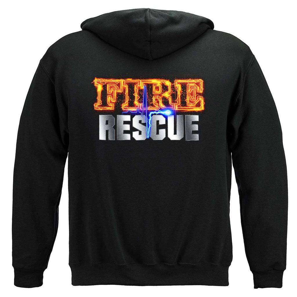 United States Fire Rescue full front Maltese Premium T-Shirt - Military Republic