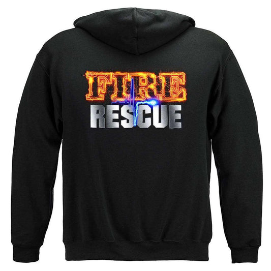 United States Fire Rescue full front Maltese Premium Hoodie - Military Republic