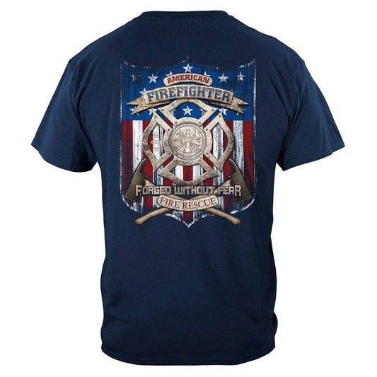 United States Firefighter American Made Premium T-Shirt - Military Republic