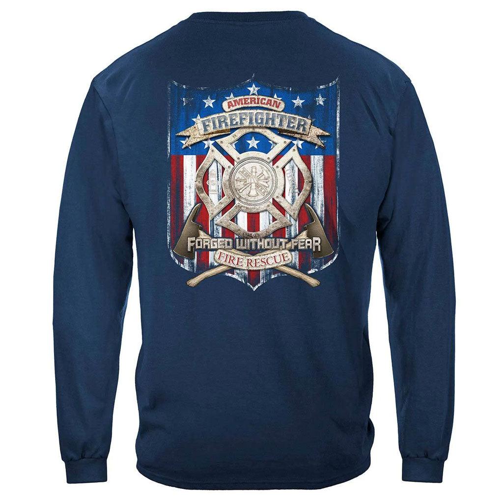 United States Firefighter American Made Premium T-Shirt - Military Republic